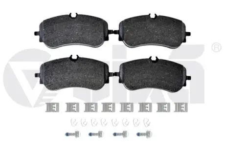 Колодки тормозные задние с устоновочным р/к VW Amarok (10-), Crafter (16-) Vika 66981704601