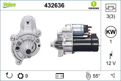 Стартер Valeo 432636