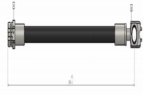 Шланг тормозной задний CAVO C900 618A