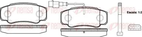 NISSAN Колодки гальмівні задн. CABSTAR 06- REMSA 0961.02