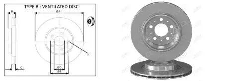 Диск гальмівний задн. Volvo XC90 2.4D-4.4 10.02-12.14 APLUS 61539AP