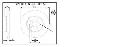 Диск гальмівний перед. MB W211 2.0/2.4/2.2CDI/2.7CDI 02- APLUS 61624AP