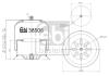 Кожух пневматической рессоры FEBI BILSTEIN 38508 (фото 1)