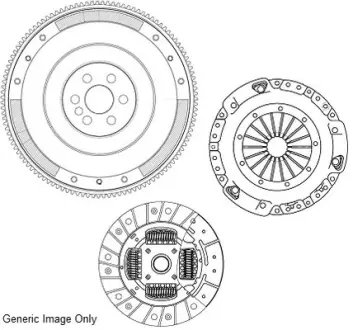 Комплект для переобладнання FOCUS II/MONDEO IV/S-MAX (WA6) 2.5 05-15 (239mm) NATIONAL CK10323F