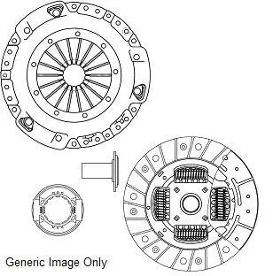 Фото комплект зчеплення CITROËN BERLINGO 2.0 HDI 02-11 (228mm) NATIONAL CK9549T Комплект зчеплення CITROËN BERLINGO 2.0 HDI 02-11 (228mm) NATIONAL CK9549T