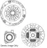 Комплект зчеплення з вижимним FORD C-MAX 1.6 07-10 (220mm) NATIONAL CK9654-35 (фото 1)