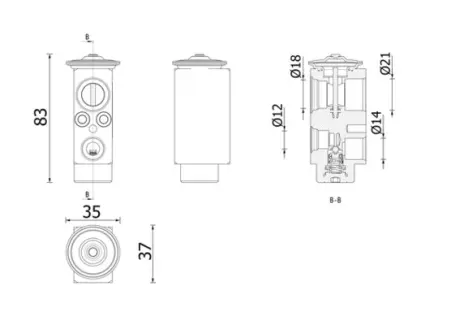 Фото автозапчасть MAHLE / KNECHT AVE206000P Автозапчасть MAHLE / KNECHT AVE206000P