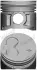 Поршень з кільцями AUDI/VW 80.50 mm 1.9D/2.4D 1X/1Y/3D/AAS/AAB NURAL 87-990111-40 (фото 1)