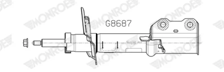 AMORTYZATOR MONROE G8687