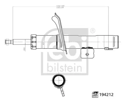 AMORTYZATOR PRZOD LE FEBI BILSTEIN 194212