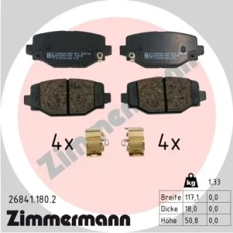 KLOCKI HAM ZIMMERMANN 268411802