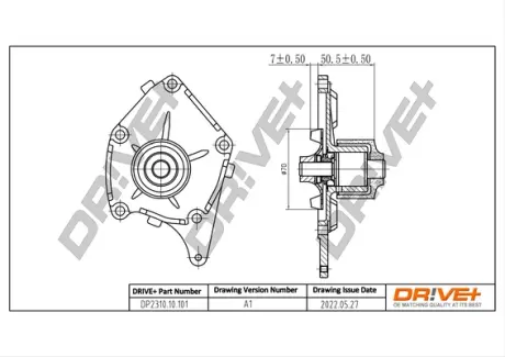 Drive+ Насос охолоджуючої рідини DR!VE+ DP2310.10.101