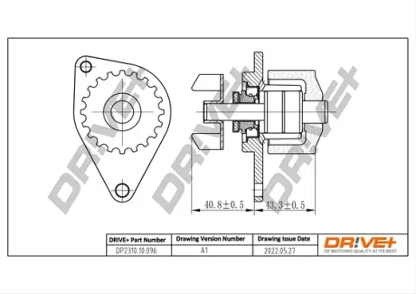 Drive+ Насос охолоджуючої рідини DR!VE+ DP2310.10.096