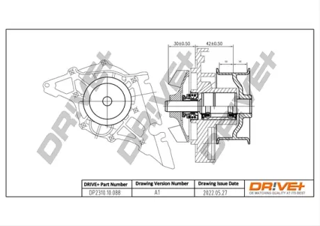 Drive+ Насос охолоджуючої рідини DR!VE+ DP2310.10.088