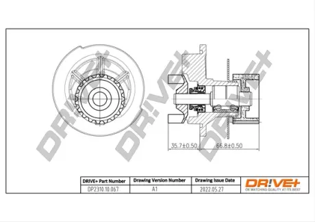 Drive+ Насос охолоджуючої рідини DR!VE+ DP2310.10.067