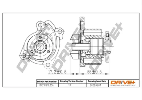 Drive+ Насос охолоджуючої рідини DR!VE+ DP2310.10.054