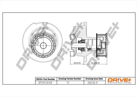 Drive+ Насос охолоджуючої рідини DR!VE+ DP2310.10.028
