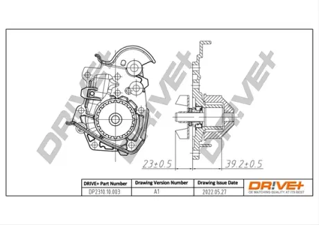 Drive+ Насос охолоджуючої рідини DR!VE+ DP2310.10.003