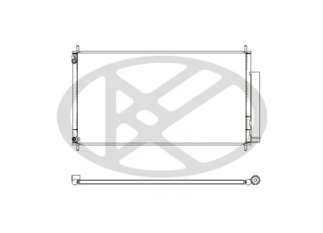 Радіатор кондиціонера KoyoAir KOYORAD CD080617M