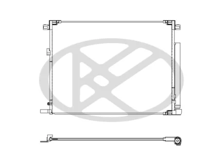 Радіатор кондиціонера KoyoAir KOYORAD CD011506
