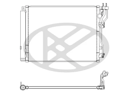 Радіатор кондиціонера KoyoAir KOYORAD CD810903