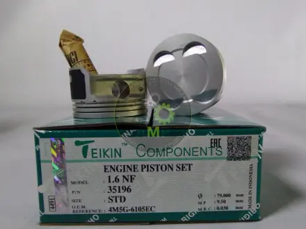Фото поршень із пальцем STD (к-кт на двигун) 1.6 NF TEIKIN 35196-STD Поршень із пальцем STD (к-кт на двигун) 1.6 NF TEIKIN 35196-STD