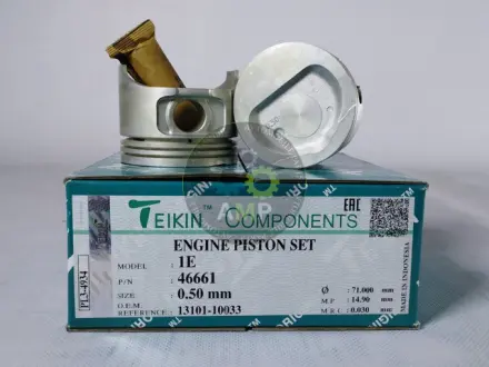 Поршень із пальцем +0.50мм (к-кт на двигун) 1E TEIKIN 46661-050