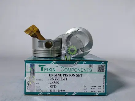 Фото поршень із пальцем STD (к-кт на двигун) Toyota 1,3L (2NZFE,2NZ-FE-II) TEIKIN 46355-STD Поршень із пальцем STD (к-кт на двигун) Toyota 1,3L (2NZFE,2NZ-FE-II) TEIKIN 46355-STD