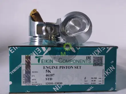Фото поршень із пальцем STD (к-кт на двигун) Toyota 1,5L OHV (5K) TEIKIN 46107-STD Поршень із пальцем STD (к-кт на двигун) Toyota 1,5L OHV (5K) TEIKIN 46107-STD