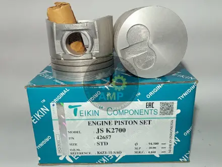 Фото поршень із пальцем STD (к-кт на двигун) Kia K2700 2.7 D (J2) TEIKIN 42657-STD Поршень із пальцем STD (к-кт на двигун) Kia K2700 2.7 D (J2) TEIKIN 42657-STD