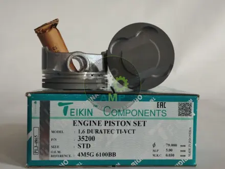 Фото поршень із пальцем STD (к-кт на двигун) 1.6 DURATEC TI-VCT TEIKIN 35200-STD Поршень із пальцем STD (к-кт на двигун) 1.6 DURATEC TI-VCT TEIKIN 35200-STD