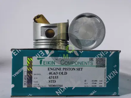 Фото поршень із пальцем STD (к-кт на двигун) Mitsubishi 2.0L (4G63 OLD) TEIKIN 43155-STD Поршень із пальцем STD (к-кт на двигун) Mitsubishi 2.0L (4G63 OLD) TEIKIN 43155-STD