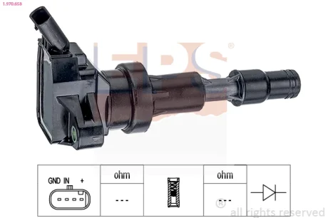 HYUNDAI Котушка запалювання i30 1.4 16-, KIA EPS 1.970.658