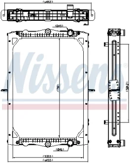 Автозапчасть NISSENS 606772