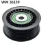 Multi V-belt pulley (plastic) fits: MERCEDES CITAN TOURER (W420), CITAN/MINIVAN (W415), CITAN/MINIVAN (W420), DACIA DOKKER, DOKKER/MINIVAN, DUSTER, DUSTER/SUV, JOGGER, LODGY 0.9-2.3D 02.11- SKF VKM36139 (фото 5)