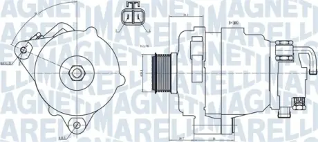 Автозапчасть MAGNETI MARELLI 063731708010