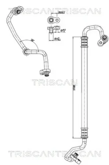 Патрубок TRISCAN 9010 43004