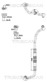 Патрубок TRISCAN 9010 29024