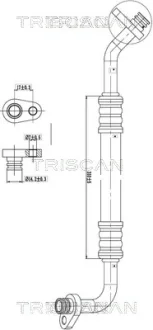 Патрубок TRISCAN 9010 28002