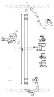 Патрубок TRISCAN 9010 16043