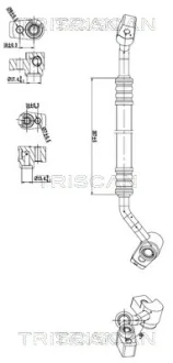 Патрубок TRISCAN 9010 16048