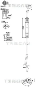Патрубок TRISCAN 9010 16005