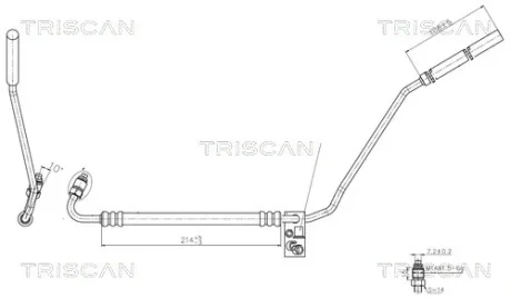 Патрубок TRISCAN 8516 29022