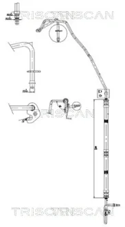 Патрубок TRISCAN 8516 16037