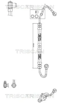 Патрубок TRISCAN 8516 11018