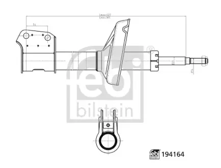 FEBI - Амортизатор FEBI BILSTEIN 194164 (фото 1)