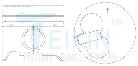 Фото поршни стандарт (STD) (к-кт на мотор) Toyota 2C-II Alfin TEIKIN 46264ASTD Поршни стандарт (STD) (к-кт на мотор) Toyota 2C-II Alfin TEIKIN 46264ASTD