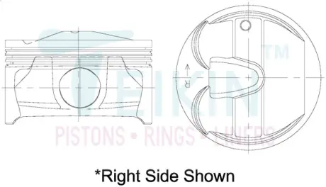 Фото поршни +0.50mm (к-кт на мотор) Captiva, Equinox, Malibu, Antara 3.0L TEIKIN 30117050 Поршни +0.50mm (к-кт на мотор) Captiva, Equinox, Malibu, Antara 3.0L TEIKIN 30117050