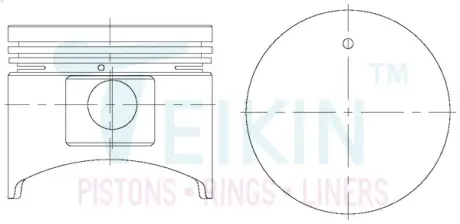 Фото поршни ремонт +0.50mm(к-кт на мотор) Mitsubishi 2.6L 4G54 Pajero 1 TEIKIN 43153050 Поршни ремонт +0.50mm(к-кт на мотор) Mitsubishi 2.6L 4G54 Pajero 1 TEIKIN 43153050