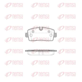 KLOCKI HAMULCOWE X2005.00 KPL REMSA X200500